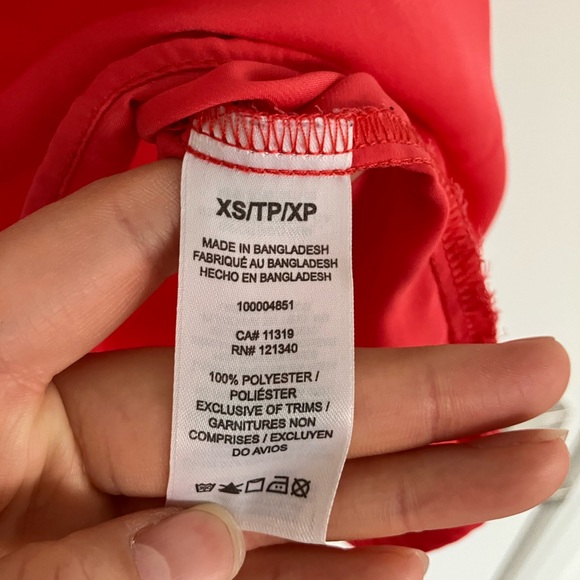 Dynamite V Neck Red Shirt | XS - Picture 6 of 10